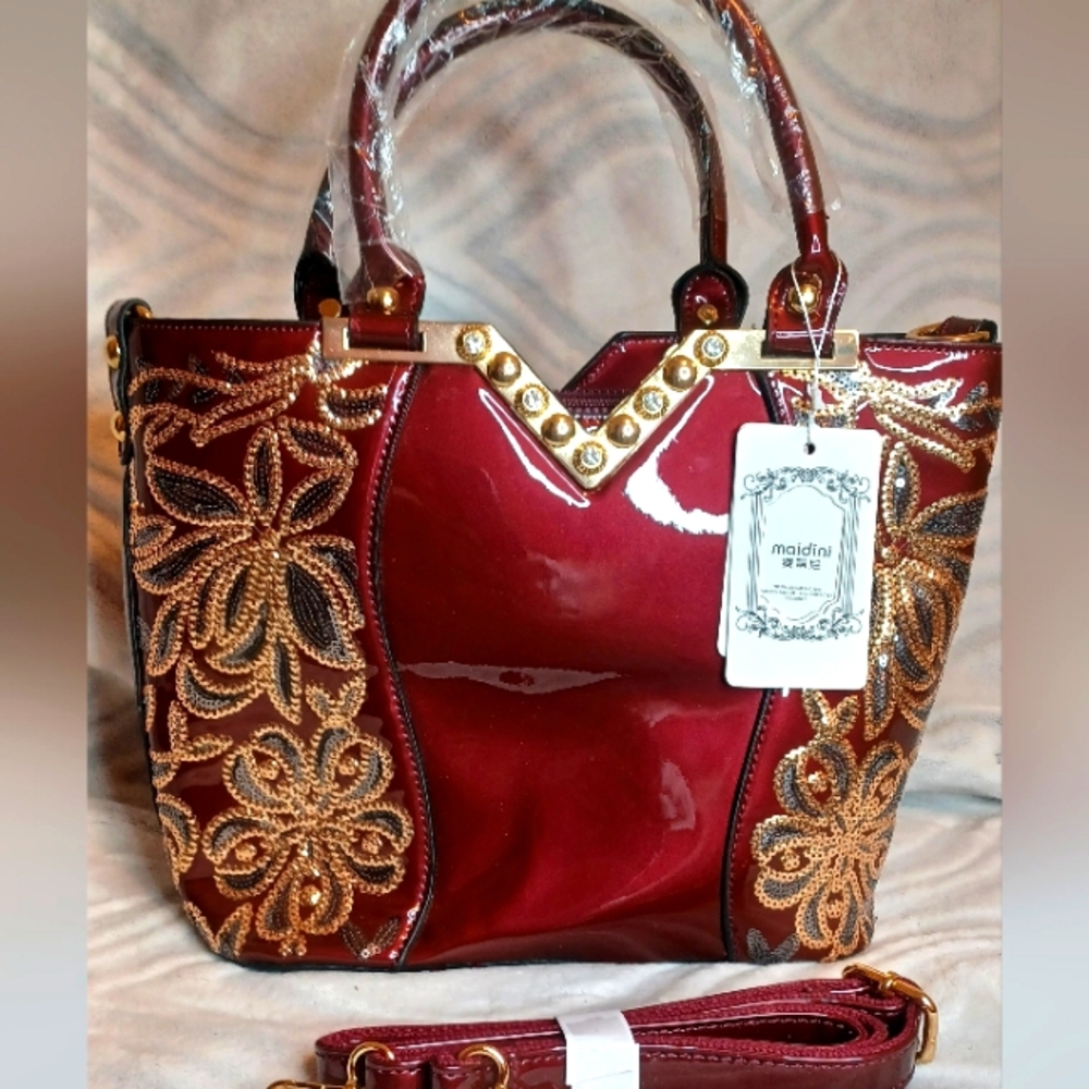 New Sequence Fashion Satchel With Crossbody 12x11x4